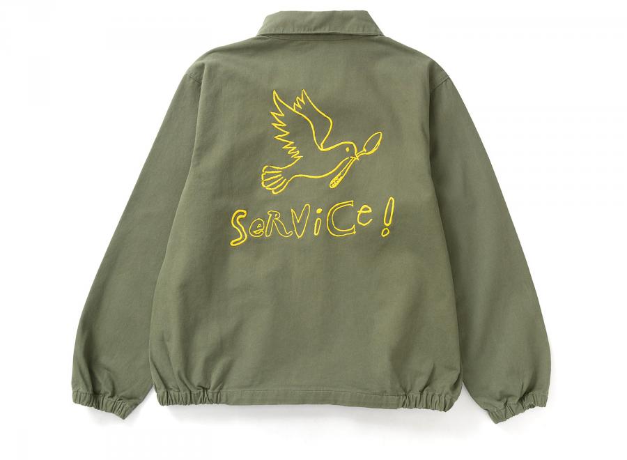 Service Works Dove Work Jacket Olive SW349-OLVE - Service Works