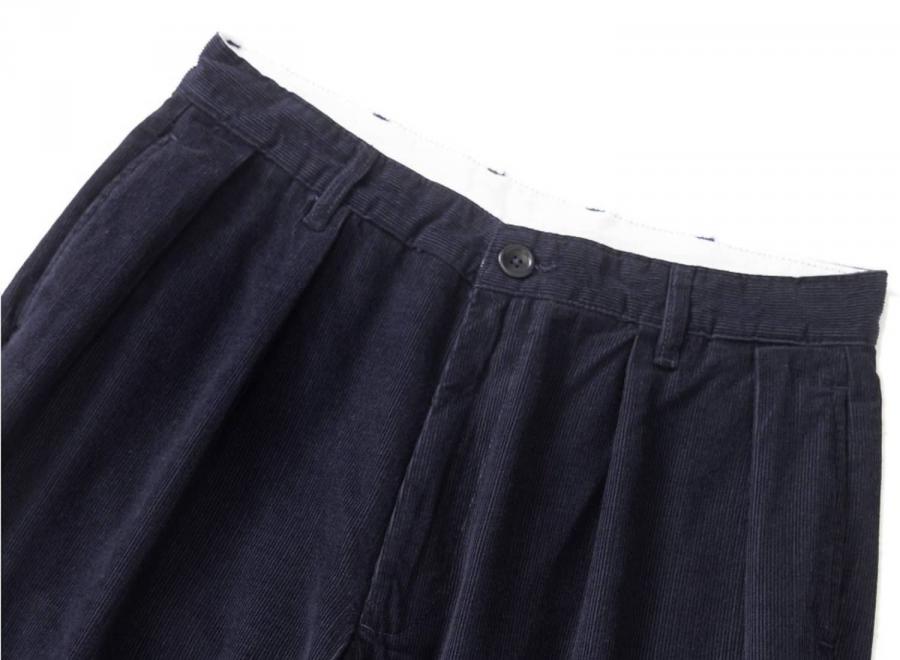 Service Works Fine Cord Part-Timer Pants Dark Navy SW337-DKNVY - Service Works