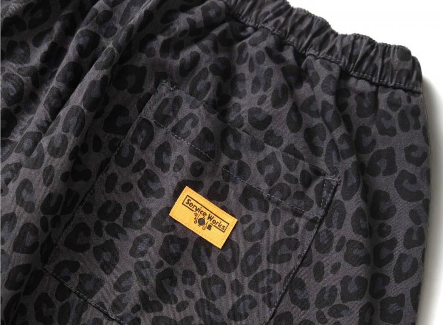 Service Works Patterned Easy Chef Pants Black Leopard SW333-BLCKLEP - Service Works