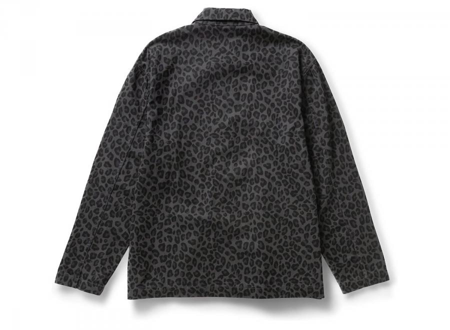 Service Works Patterned Easy Chef Shirt Black Leopard SW344-BLCKLEP - Service Works