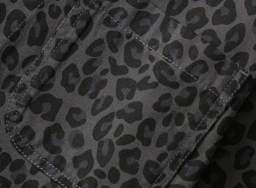 Service Works Patterned Easy Chef Shirt Black Leopard SW344-BLCKLEP - Service Works