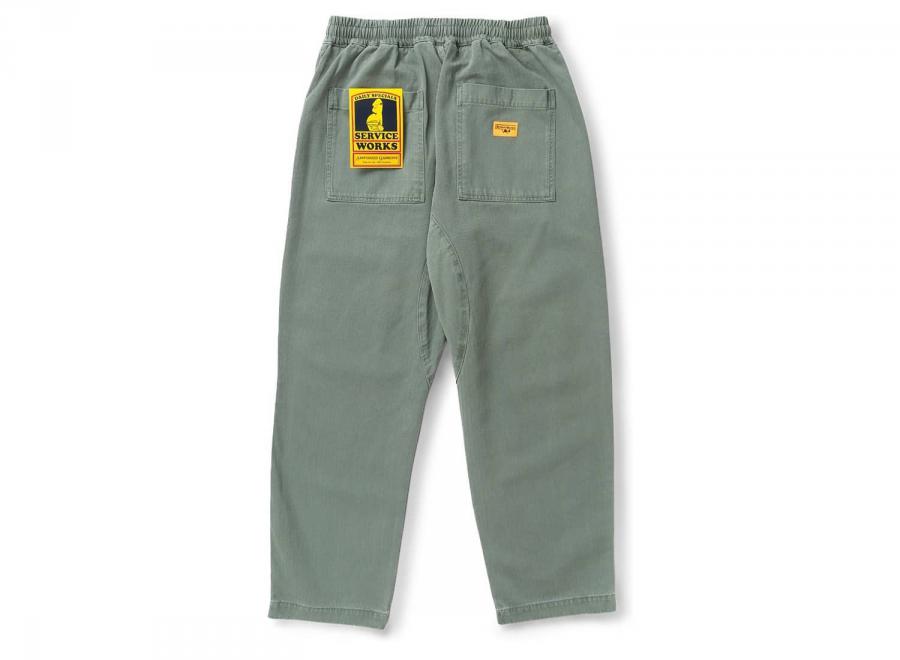 Service Works Pigment Hbt Chef Pants Olive SW328-OLVE - Service Works