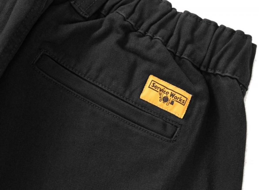 Service Works Twill Waiter Pants Black SW334-BLCK - Service Works