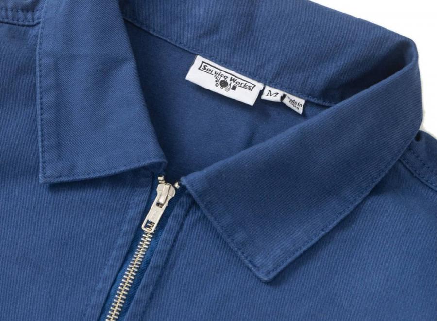 Service Works Twill Work Jacket Blue SW348-BLU - Service Works