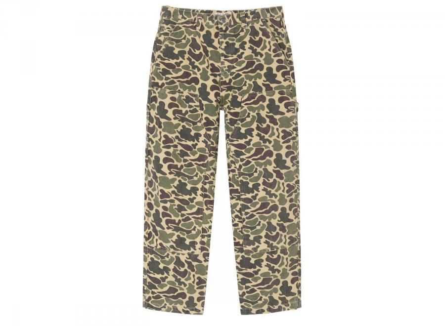 Stussy Camo Canvas Work Pant Brown - Stussy
