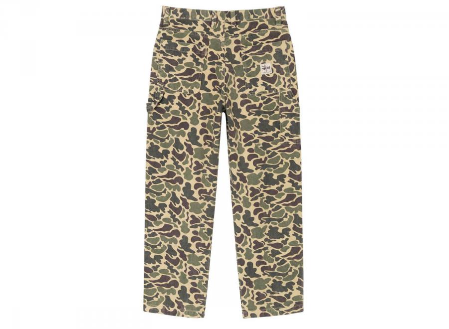 Stussy Camo Canvas Work Pant Brown - Stussy