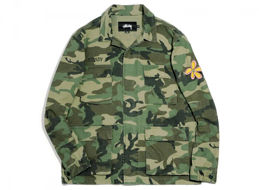Stussy Letts Bdu Jacket Camo - Stussy