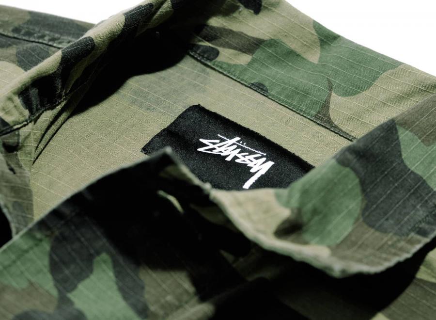 Stussy Letts Bdu Jacket Camo - Stussy