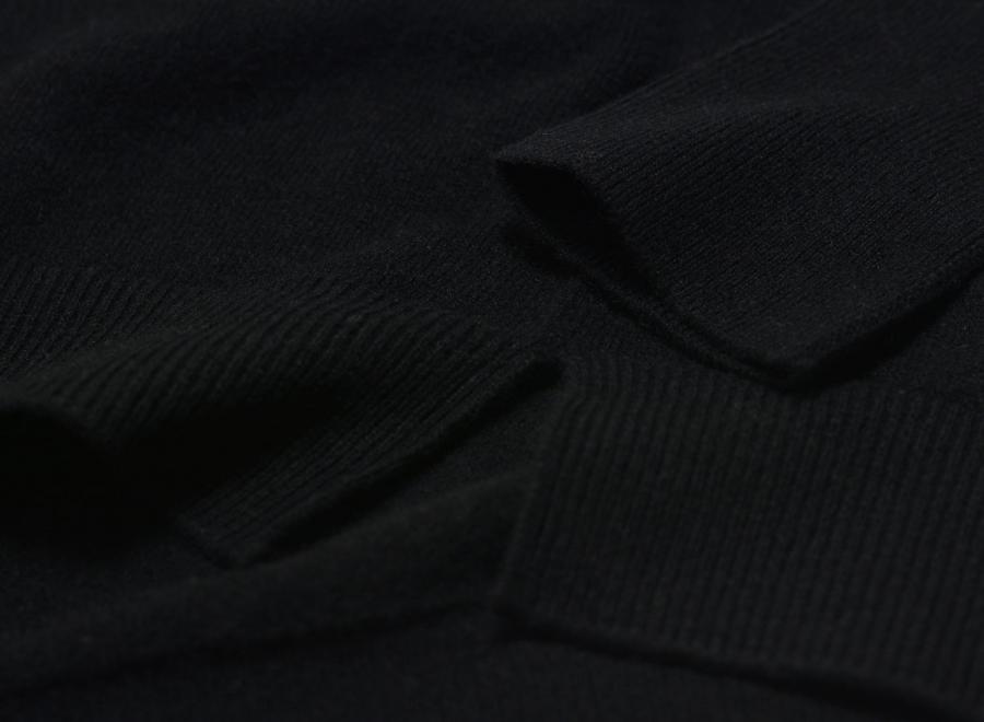 Taion CashmereCrew-Neck Sweater Black TAION-100CMNDCI - Taion