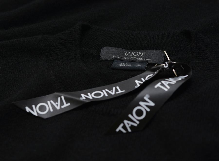 Taion CashmereCrew-Neck Sweater Black TAION-100CMNDCI - Taion