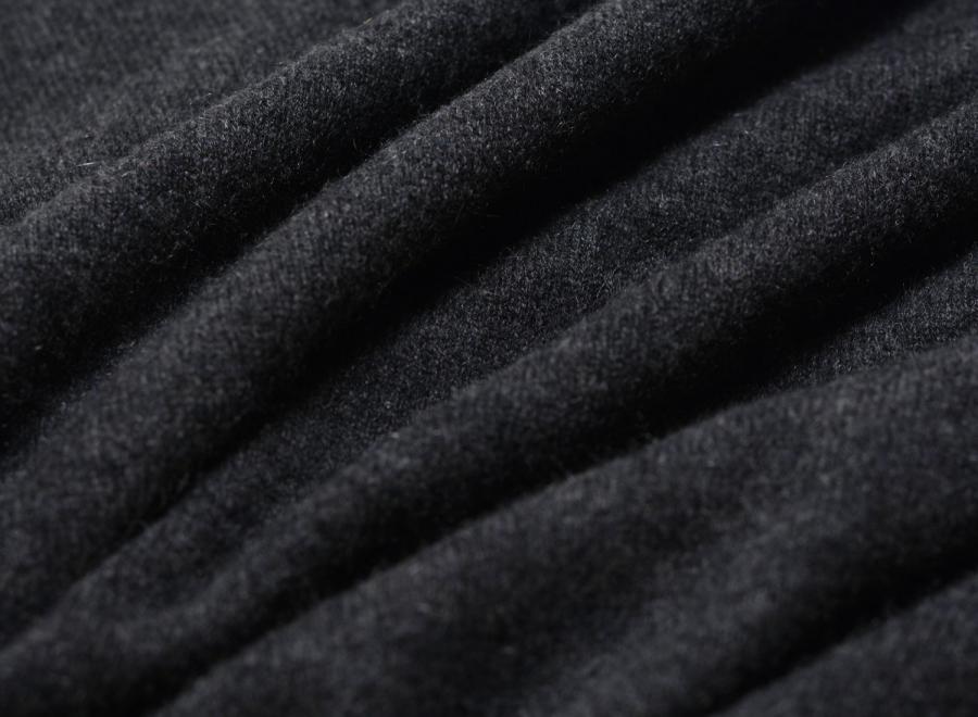 Taion Cashmere Crew-Neck Sweater Charcoal TAION-100CMNDCI - Taion