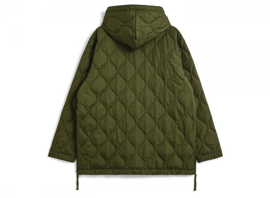 Taion Military Hooded Down Jacket Dark Olive TAION-106BZML-1 - Taion