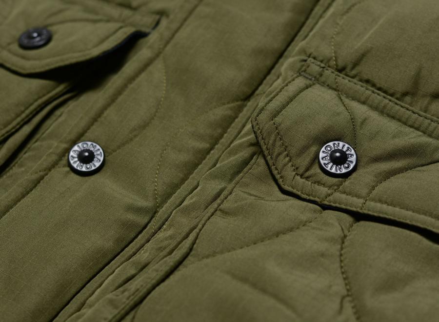 Taion Military Hooded Down Jacket Dark Olive TAION-106BZML-1 - Taion