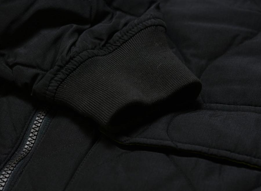 Taion Military W-Zip Down Hoodie Black TAION-106WZPML-1 - Taion