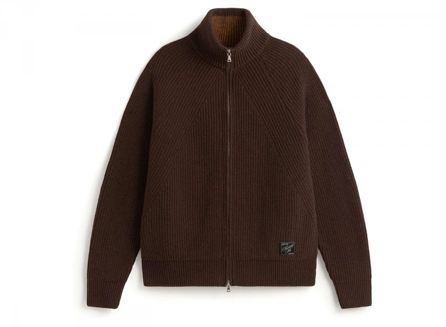 Thinking Mu Ekaiz Knitted Sweater Brown MKN00170 - Thinking Mu