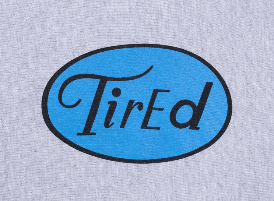 Tired Skateboards Crawl Pullover Hood Grey - Tired Skateboards