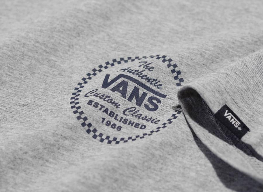 Vans Custom Classic Tee Grey - Vans
