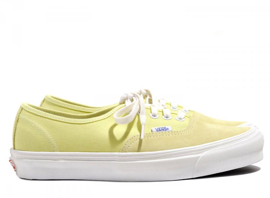 Vans OG Authentic LX Suede / Canvas Chardonnay - Vans