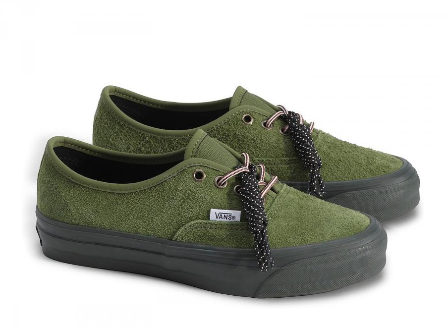 Vans Premium Authentic Shoe Black / Green VN000Z02YJ7 - Vans