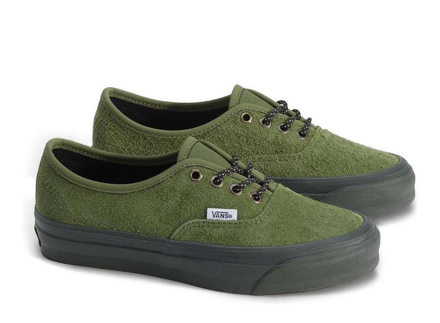 Vans Premium Authentic Shoe Black / Green VN000Z02YJ7 - Vans