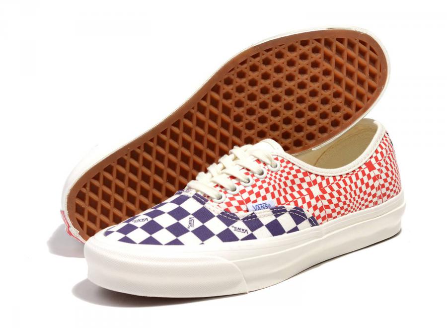 Vans Vault OG Authentic LX Canvas Red / Navy - Vans