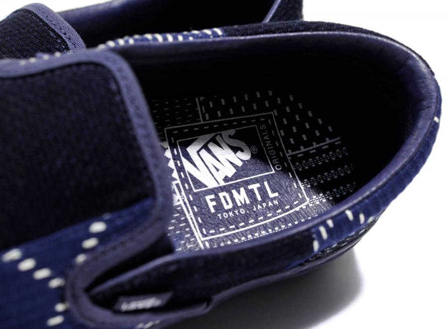 Vans Vault x FDMTL OG Classic Slip-On Parisian Night VA32QNSJB - Vans