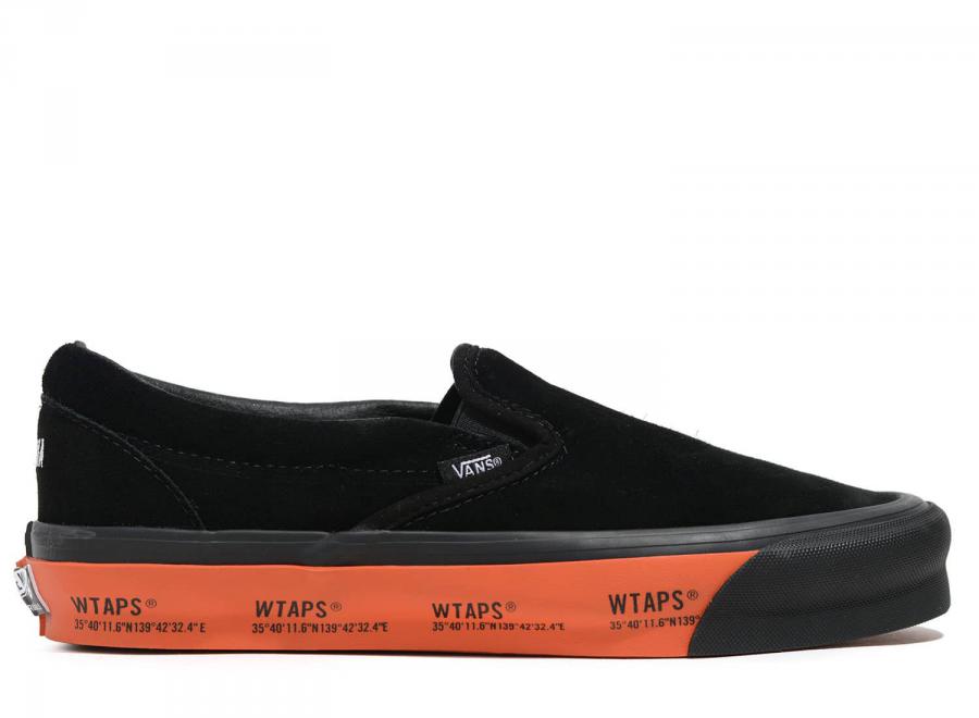 Vans Vault x WTAPS Classic Slip-On LX Black / Orange - Vans