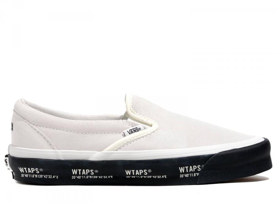Vans Vault x WTAPS Classic Slip-On LX White / Black - Vans