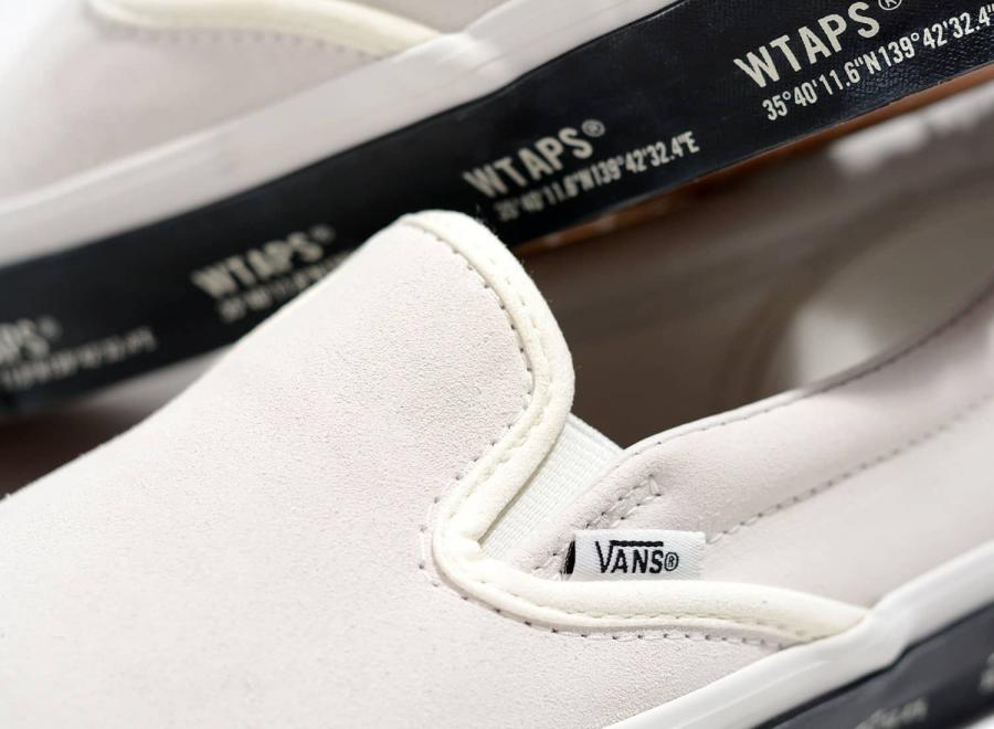 Vans Vault x WTAPS Classic Slip-On LX White / Black - Vans