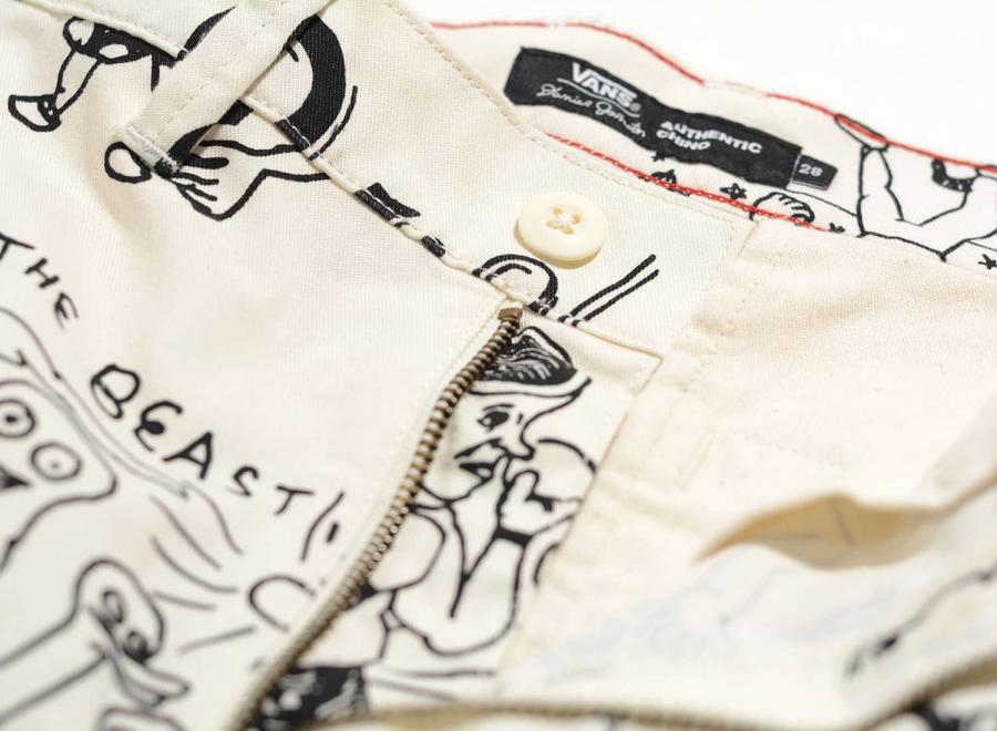 Vans X Daniel Johnston Authentic Chino Antique White - Vans