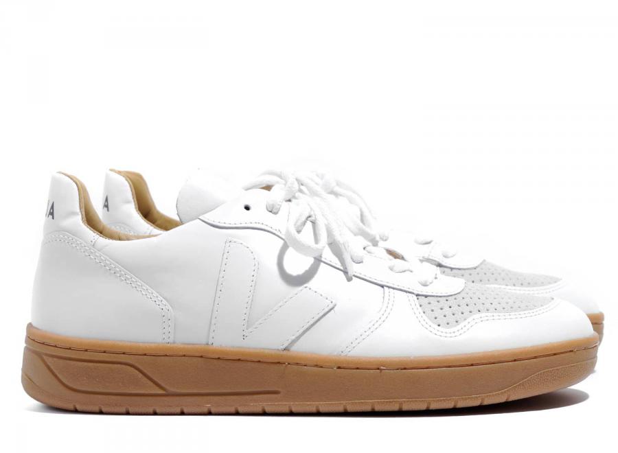 Veja V-10 Bastille Leather Extra Natural Sole - Veja