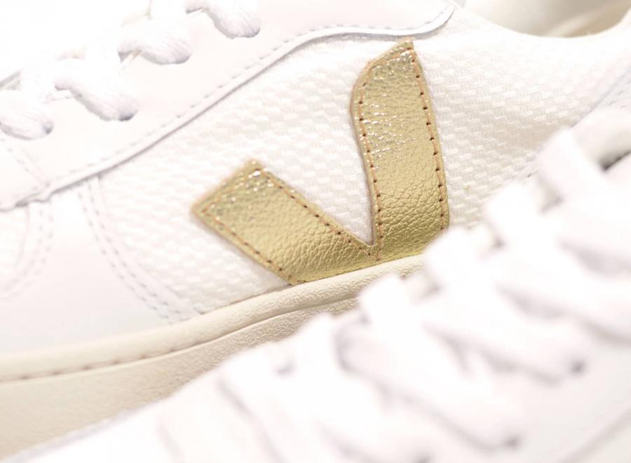 Veja V10 B Mesh White / Gold - Veja