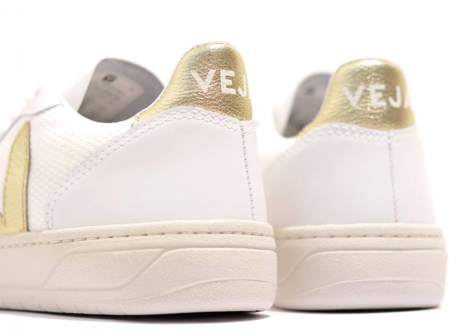 Veja V10 B Mesh White / Gold - Veja