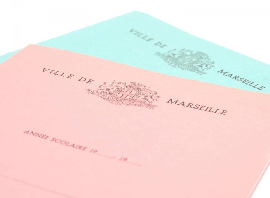 Ville De Marseille Cahier Scolaire - 