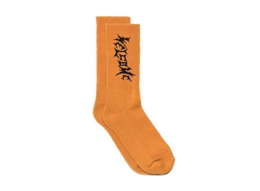 Welcome Skateboards Vampire Socks Pumpkin - Welcome Skateboards
