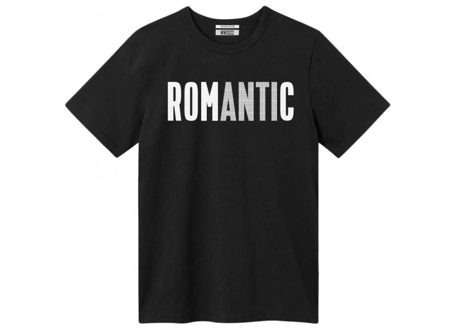 Wood Wood Bobby Romantic Tshirt Black - Wood Wood