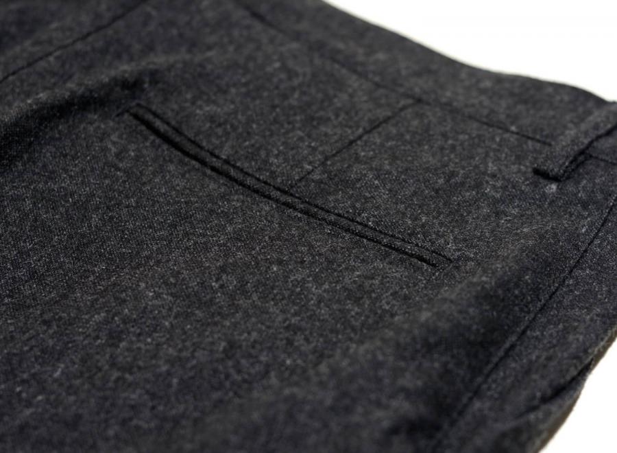 YMC Hand Me Down Trouser Charcoal P4MAB - YMC - You Must Create