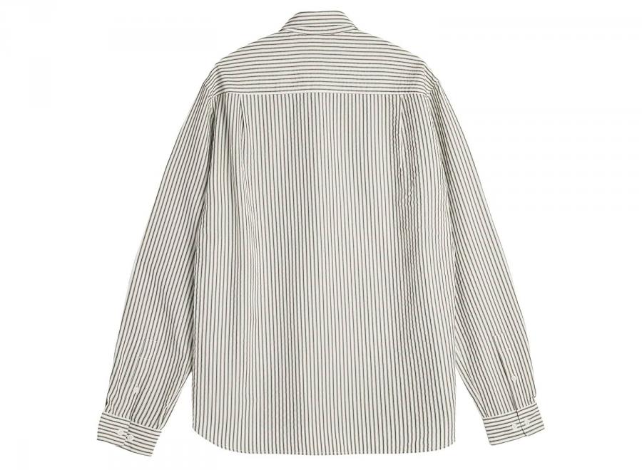 YMC P2BAH Curtis Shirt Green / White - YMC - You Must Create