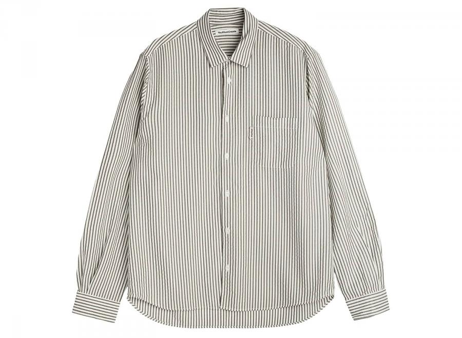 YMC P2BAH Curtis Shirt Green / White - YMC - You Must Create