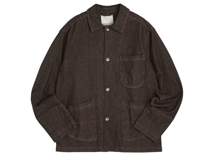YMC P5BAH Construction Jacket Brown - YMC - You Must Create