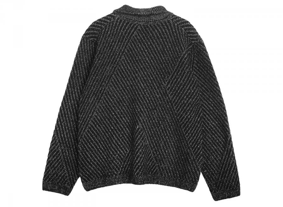 YMC P8BAE Baker Cardigan Charcoal - YMC - You Must Create