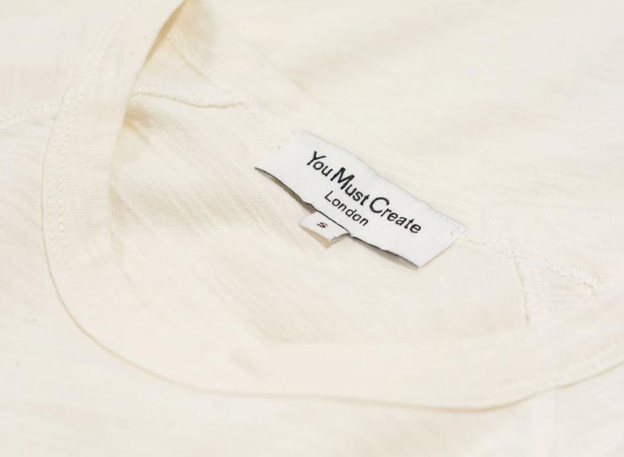 YMC Verlaine Raglan LS Tee Ecru P6MAC - YMC - You Must Create